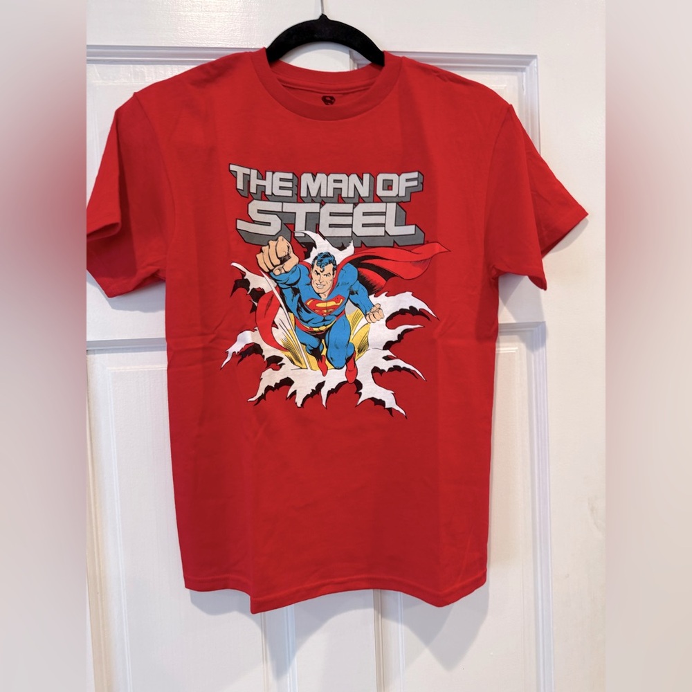 DC Comics Red Superman Short Sleeve Tee